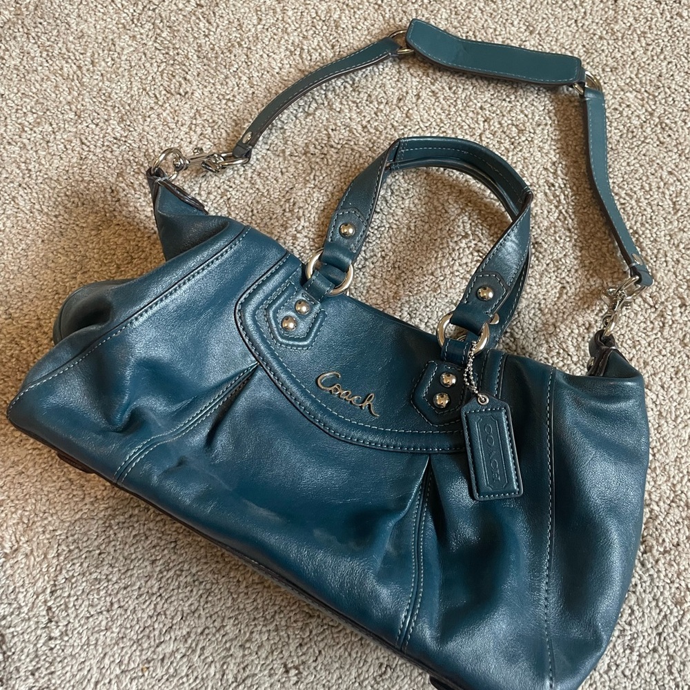 Coach Ashley Leather Satchel